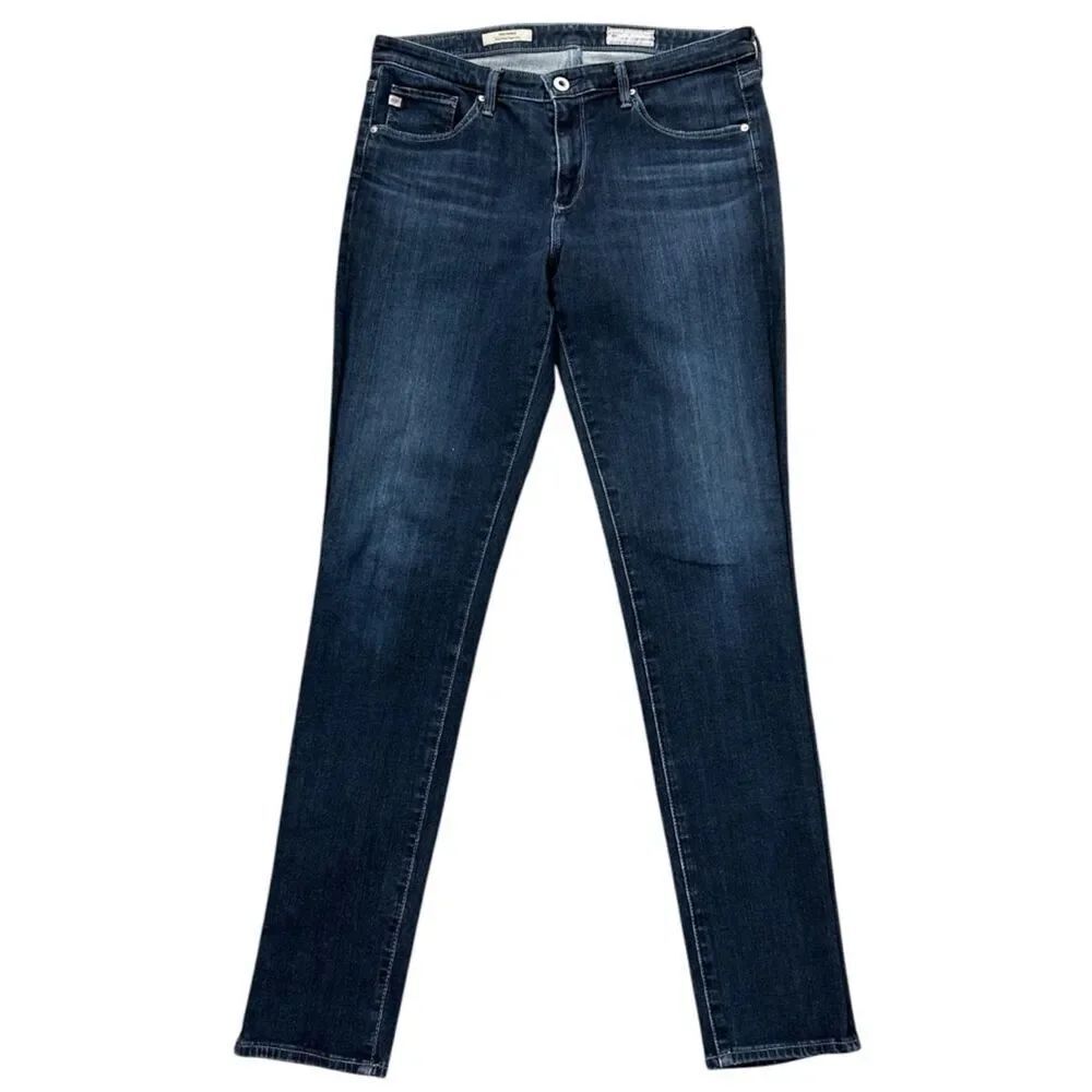Ag Adriano Goldschmied The Prima Mid-Rise Cigarette Jeans - Dark Wash